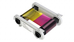 Полноцветная лента (YMCKO) на 500 оттисков с чистящим роликом; для принтера Advent SOLID 700 в Кемерово
